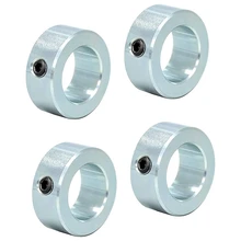 4 pièces de butée de profondeur de forage, butée de profondeur, anneaux de réglage pour axe/arbre galvanisé de 20Mm, anneaux de verrouillage d'arbre