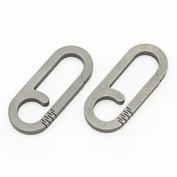 EDC – porte clés en alliage de titane pour l'extérieur, outils de Camping portables, rétro 