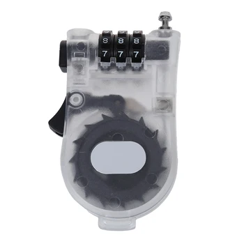 

Hot-BMX Bike Bicycle Cycle Cable Combination Lock Helmet Luggage Safety White