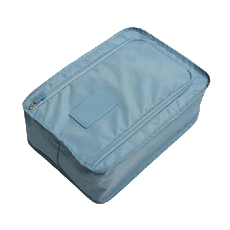 Дорожная сумка для хранения водонепроницаемая обувь сумка для одежды сумка Портативная обувь Органайзер сортировочный мешок на молнии сумка для хранения вещей - Цвет: Sky Blue