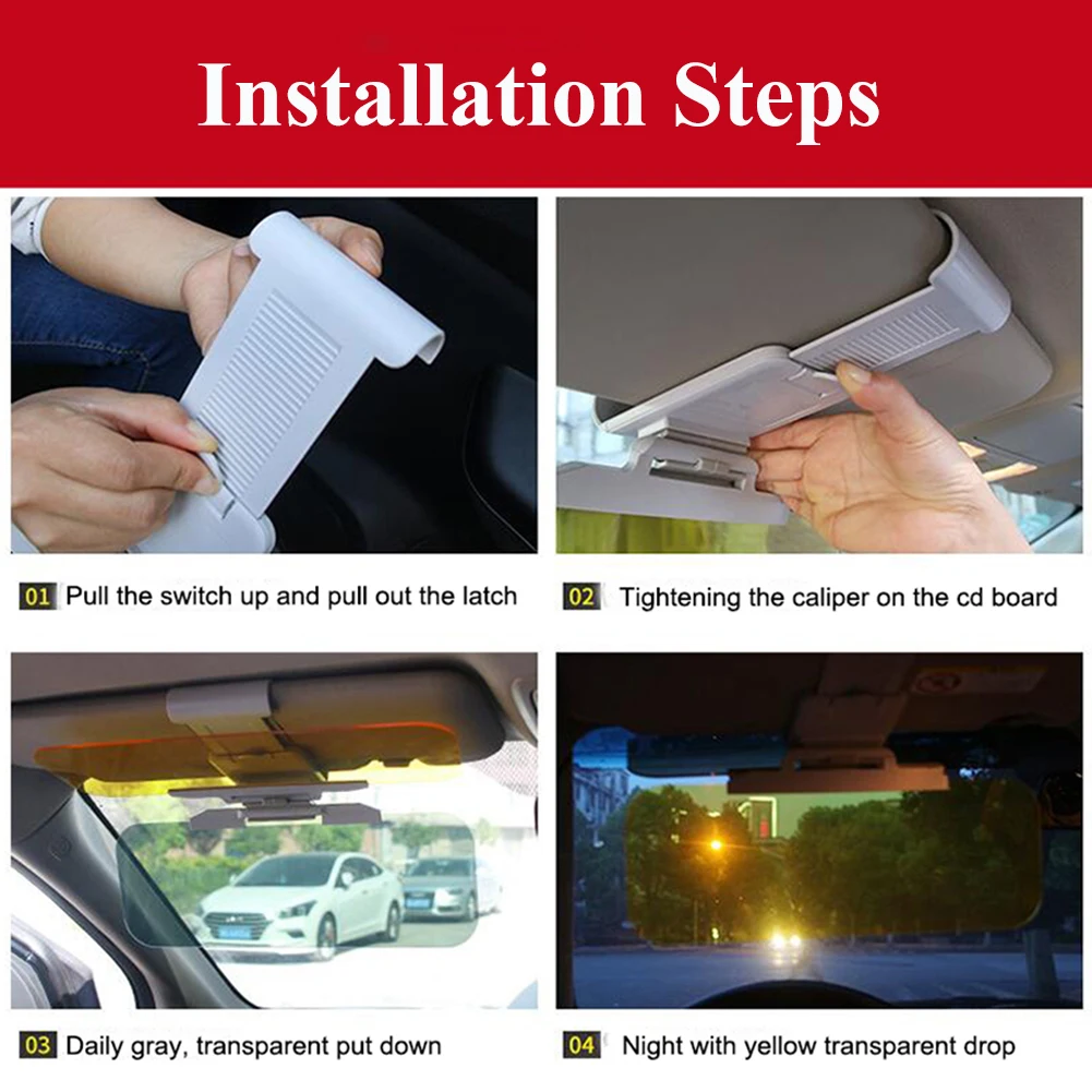 Автомобильный солнцезащитный козырек автомобильный антибликовый Защитный