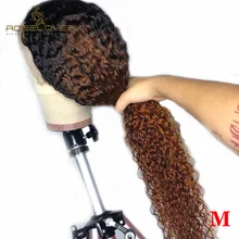 13x6 1b/30 кудрявые человеческие волосы на кружеве, парики, предварительно выщипанные цветные Омбре человеческие волосы, парик медовый блонд, парики на кружеве, бразильские волосы Remy