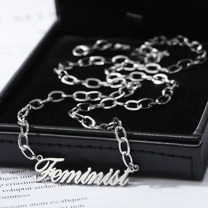 

Personalized Custom Name Necklace On Neck Pendant Pin Chain Customized Nameplate Necklaces for Women Men Handmade Jewelry Gifts