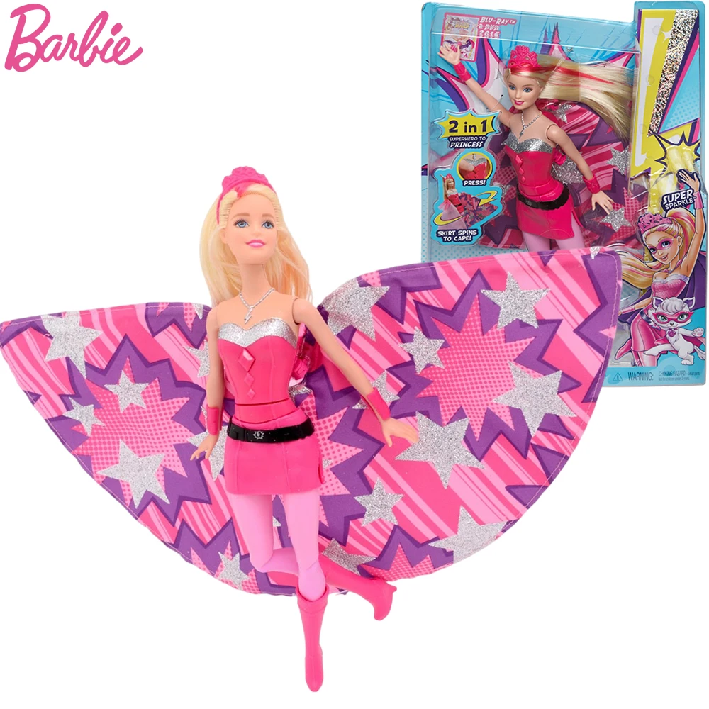 middelen Wrok Uitschakelen Barbie Originele Buitengewone Prinses Super Power Sparkle Pop Speelgoed Set  Vliegende Pop Met Kleding Accessoires Meisjes Gift CDY61|Poppen| -  AliExpress