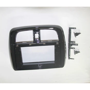 

HANGXIAN 2 Din Car Radio Fascia frame for Toyota Vios 2017 YARiS L car DVD player Panel Dash Kit Installation Frame Trim Bezel