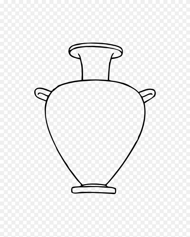 古希腊花瓶陶瓷剪贴画希腊花瓶模板