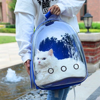 

Breathable Portable Pet Carrier Bag Outdoor Travel puppy cat bag Transparent Space Pet Backpack Capsule