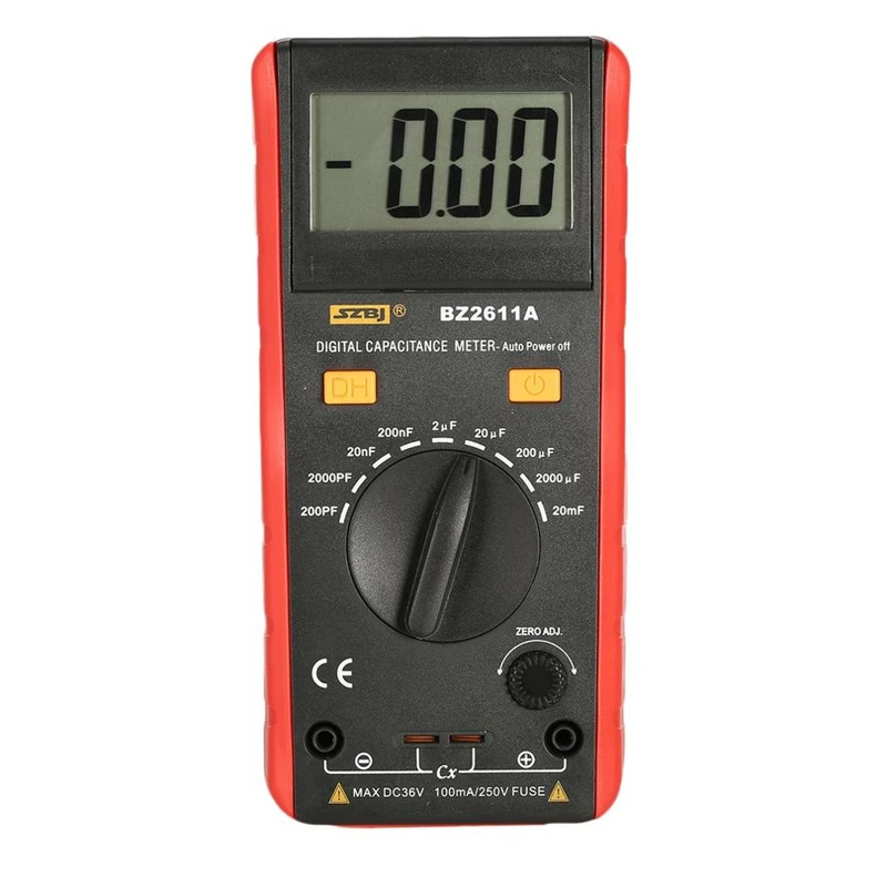 

SZBJ BZ2611A High-precision Digital Capacitance Meter Automatic Shutdown Special Capacitance Meter Overload Protection