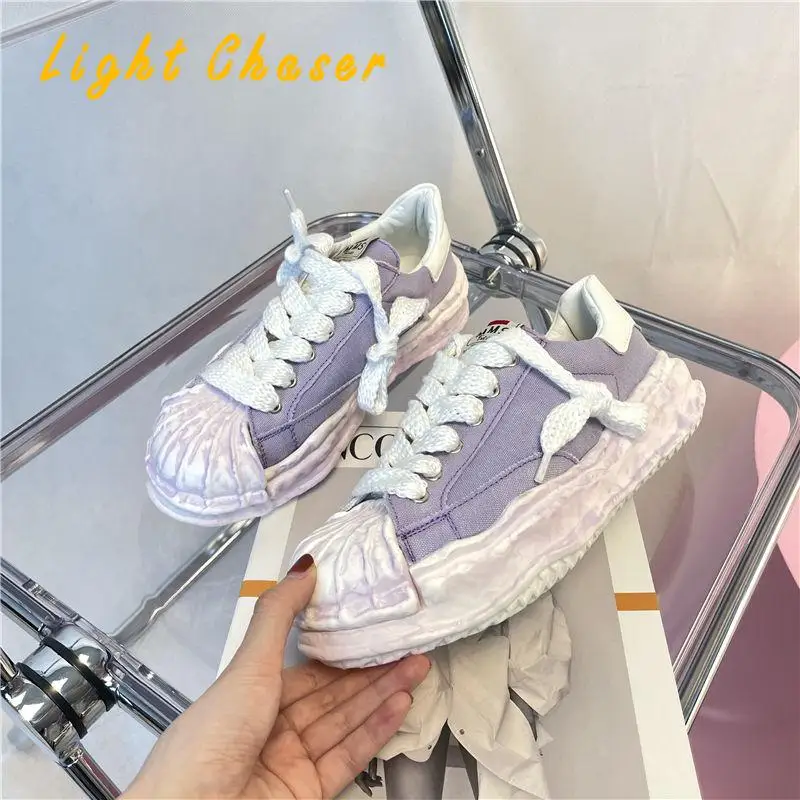 

2021 Designer Brand Canvas Shoes Women Fashion High Top Sneakers Women Spring Female Footwear Pumps Platform Vulcanized Shoes