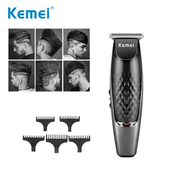 

Kemei Hair Clipper Electric Trimmer USB Android Data Cable Dual Interface Haircut Machine Carved Oil Head Electric Clippers 42D