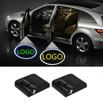 

LED Car Door Light Logo Projector Courtesy Lamp For Mercedes Benz W205 W211 W124 W210 W204 W203 C260 A B C E M CLA CLC CLS Class