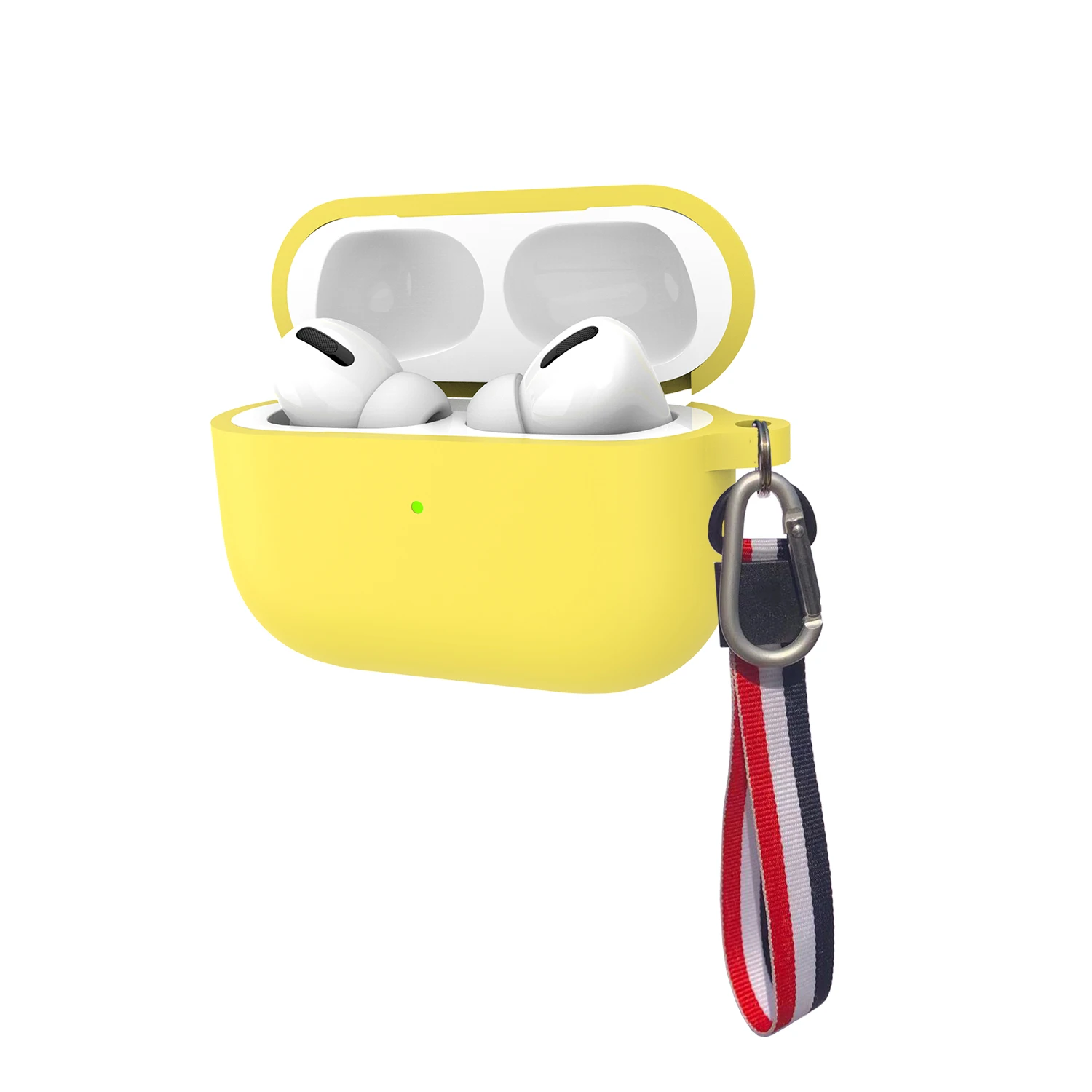 Для Apple AirPods Pro 3 Чехол, WEOFR силиконовый защитный чехол с подставкой и безопасная для кожи ткань совместим с Apple Airpods 3