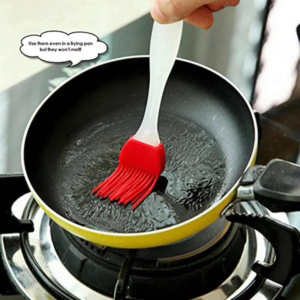 3 PCS Kitchen Gadgets Silicone Basting Brushes Barbecue Sweep Brush Kitchen Baking Tools Anti High Temperature 4