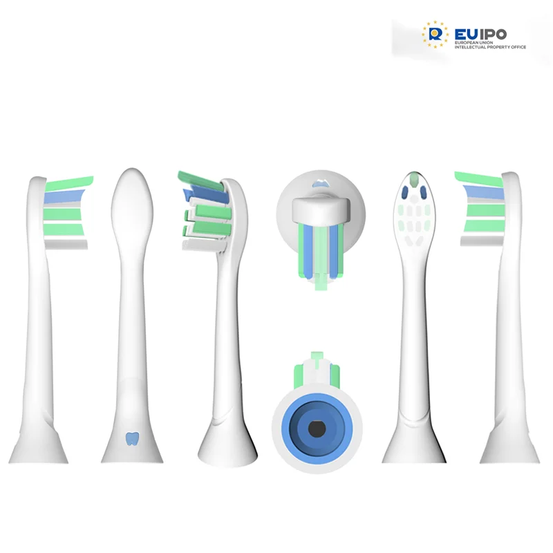 20 шт./лот для Philips Sonicare сменные головки для электрической зубной щетки ProResult контроль налета жевательная резинка здоровье HX6530 HX9340 HX6930