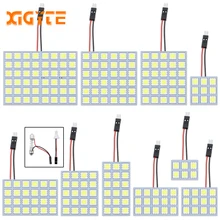 1 Набор, автомобильный Панель чтениt дорожной карты лампа 5050, 6, 9, 12, 15 24 36 48 светодиодный SMD купольный интерьерные лампочки Потолочные светильники BA9S T10 C5W адаптер фестоновая основа