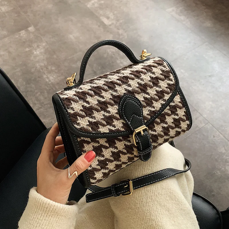 

Wool Crossbody Bags For Women 2020 Luxury Handbags Designer Ladies Hand Tote Shoulder Messenger Bag Sac A Main Female Sling