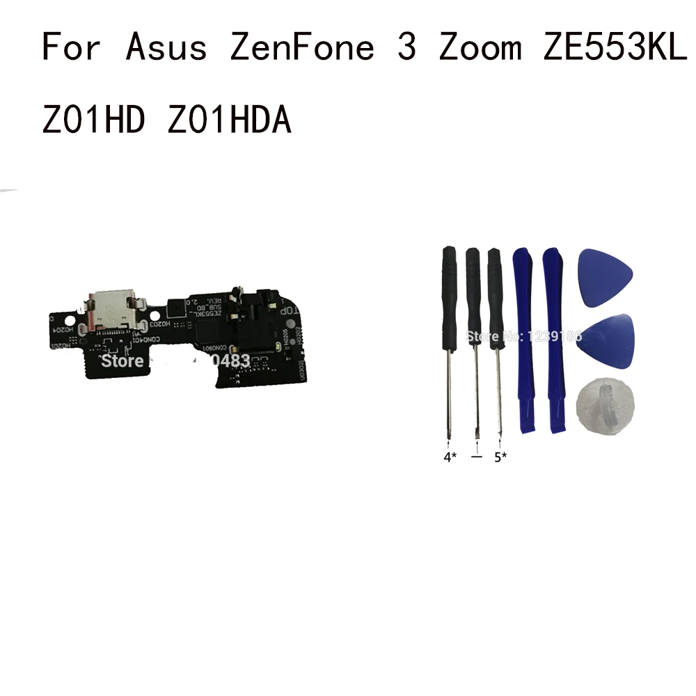 Для Asus ZenFone 3 зум ZE553KL Z01HD Z01HDA USB док-станция для зарядки Зарядное устройство разъем