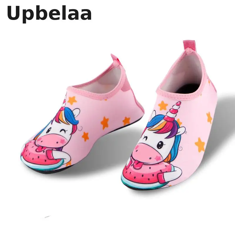 Детская обувь; пляжная обувь для мальчиков и девочек; нескользящие носки для плавания с рисунком русалки; детские тапочки; домашняя обувь