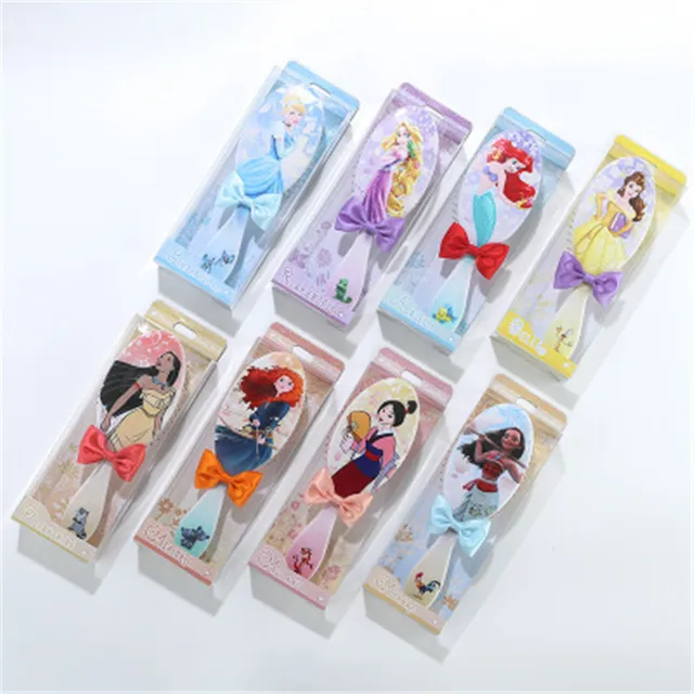 16 Style Disney Frozen Comb for Girls Princess Minnie Mouse Hair Brushes Hair Care Baby Girl Care Mickey Children's gift Hair Co 1