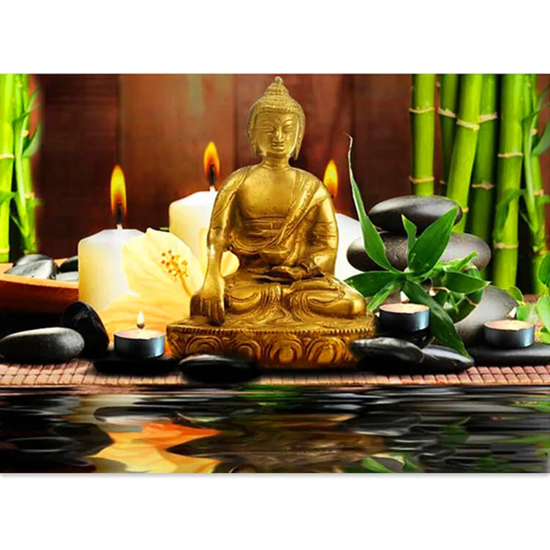 

Full Square/Round Drill 5D DIY Diamond Painting "Religious Buddha" 3D Rhinestone Embroidery Cross Stitch 5D Home Decor