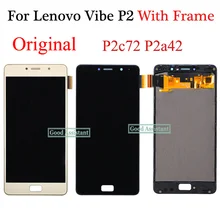 Оригинальный ЖК дисплей 5 дюйма для Lenovo Vibe P2 с сенсорным экраном и