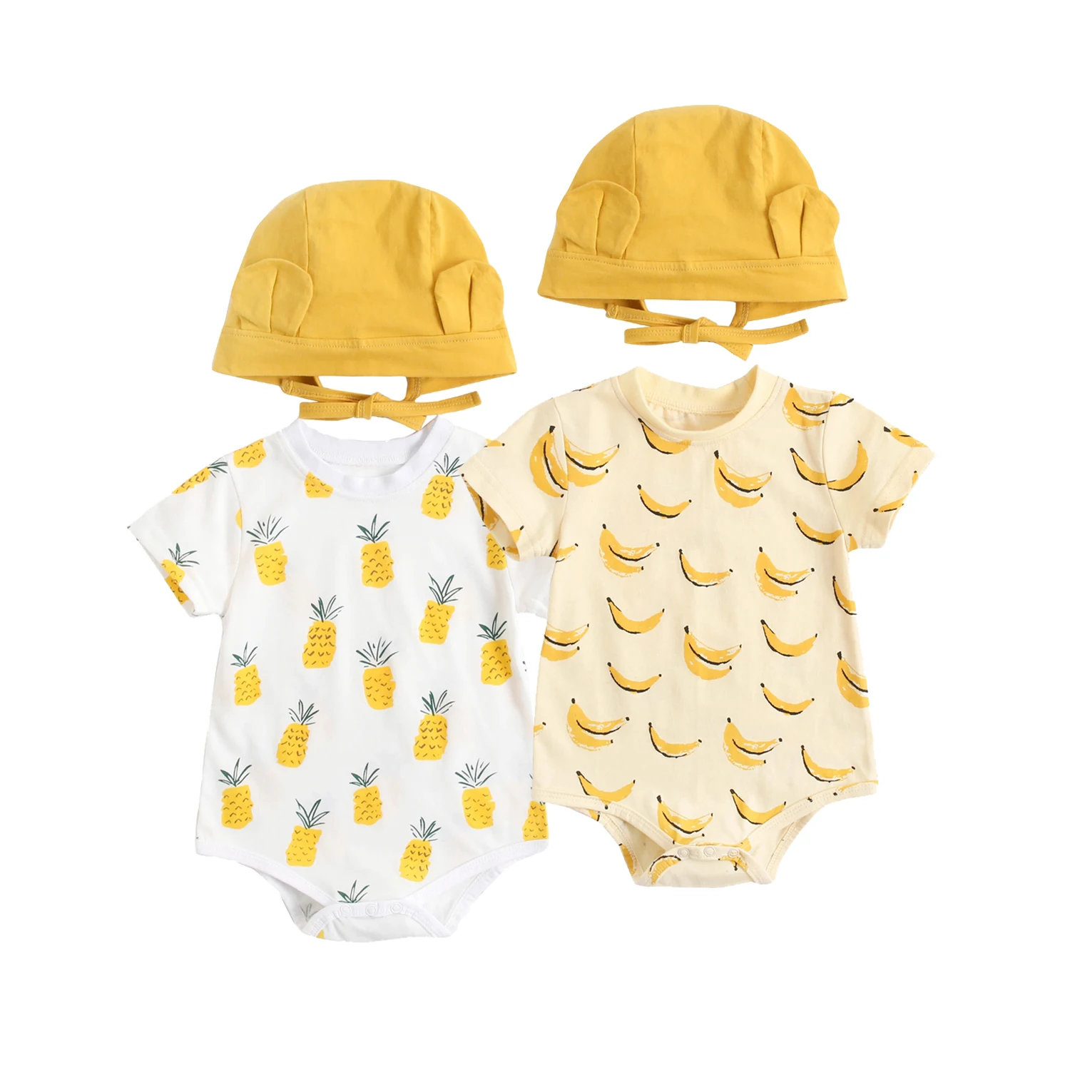 Sanlutoz Toddler Boys Girls Bodysuits Fashion Summer Short Sleeve Baby Clothes Casual 1