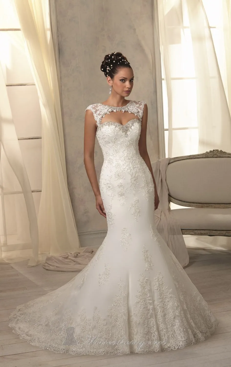 Vestido de noiva, элегантное,, милое, кружевное, с аппликацией из бисера, длинное, Русалка, свадебное платье с жакетом, платья для матери невесты