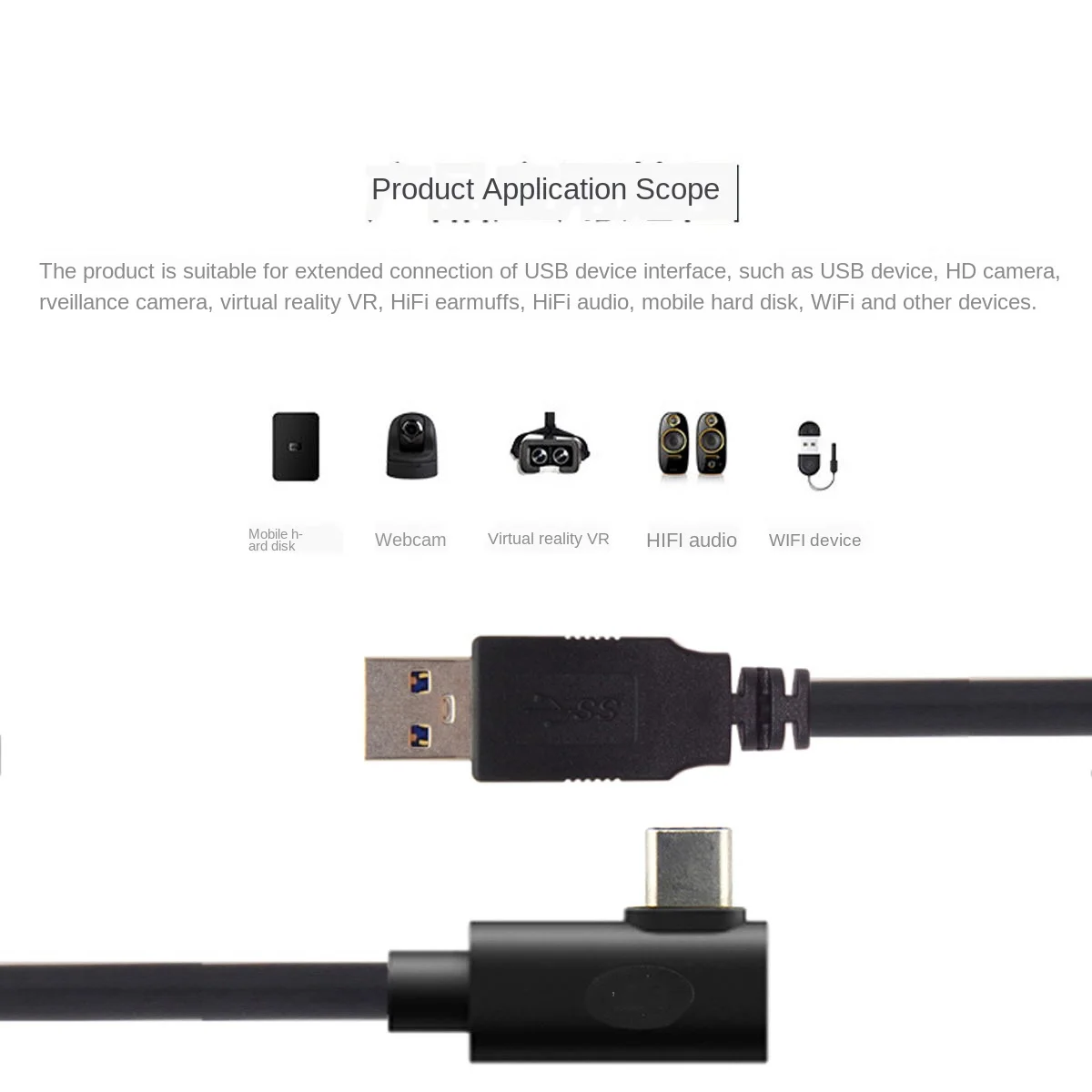 Для Oculus Link USB C Steam VR Quest/2 Type 3 1 кабель для передачи данных налокотный выбор
