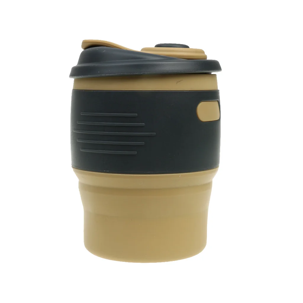 350ml Silicone Water Bottles Outdoor Collapsible Foldable Bottles