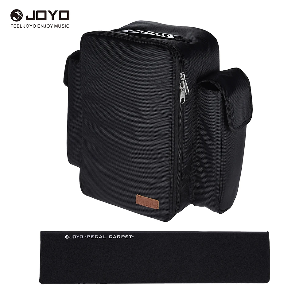 

JOYO PC-1 Portable Soft Guitar Effect Pedal Board Carpet Pedalboard with Backpack Carrying Bag