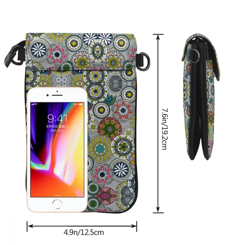 NOISYDESIGNS Bolsa Feminina мини Мандала цирка Для женщин из лоскутов из искусственной кожи телефон сумки женская сумка, сумка через плечо, сумка-мессенджер клатч
