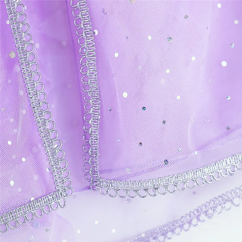 Party ball performance cloak Kids Girls Cosplay Princess Pageant Gown Cape Birthday Party Hooded Cloak #4AA20 (7)