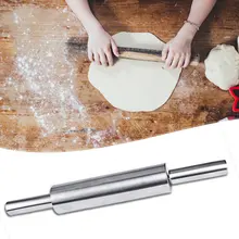 Нержавеющая сталь Скалка антипригарная Пищевая силиконовая Рабочая тесто пельменей ролик кухонные продукты