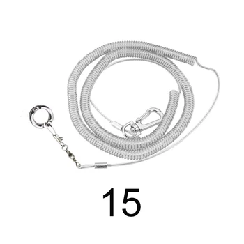 

3 Meters Pet Supplies Flexible Flying Training Rope Leash Anti Bite Bird Harness With Leg Ring Parrot Outdoor Ultra Light