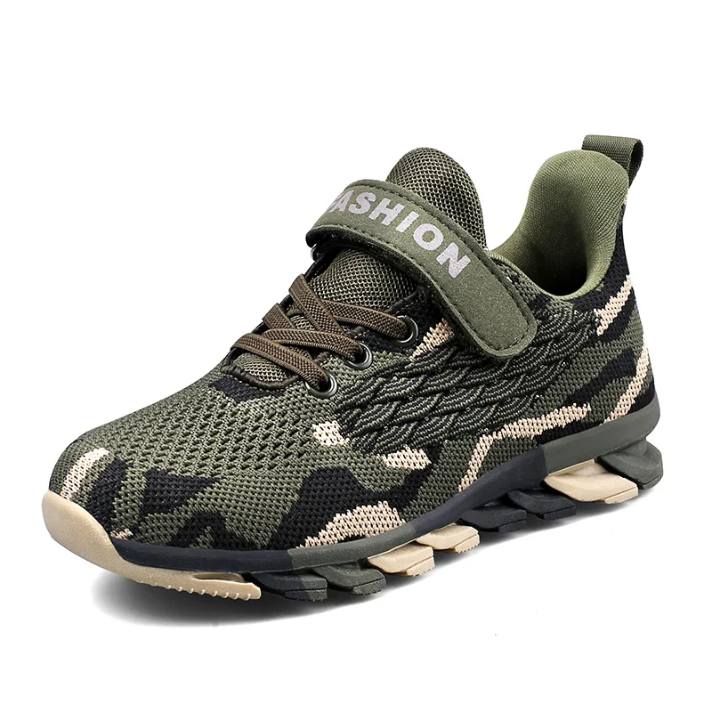 leather girl in boots Kids Sneakers 5-15 Yrs Boys Camouflage Shoes Mesh Breathable Autumn Sport Shoes Children Running Shoes Toddler Girl Casual Shoe children's shoes for adults Children's Shoes