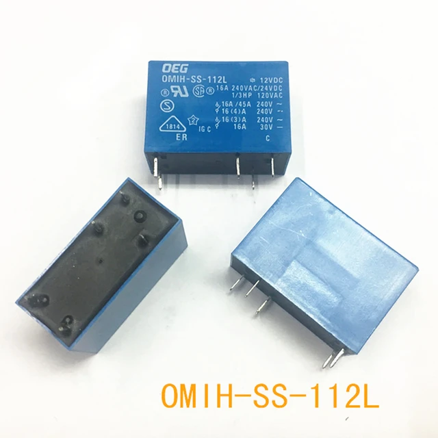 送料無料10個新オリジナルte oegリレーOMIH-SS-112L 12VDC OMIH-SS-124L 24VDC 5Pin 16A 240VAC  AliExpress