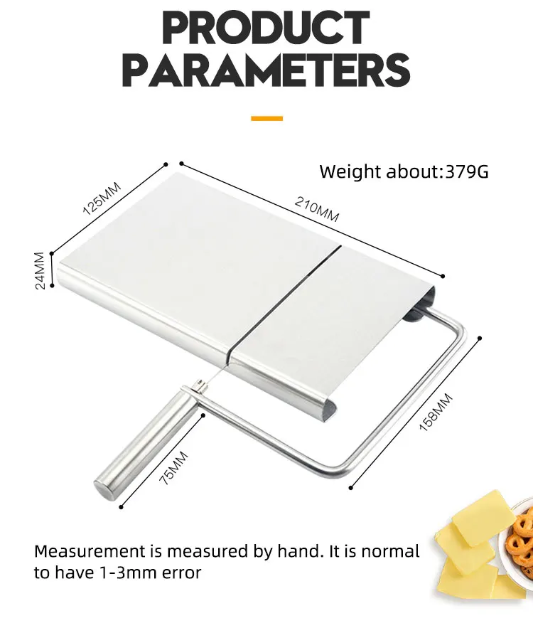 Проволочная терка из нержавеющей стали для сыра режущая доска нож для масла колбаса функциональная секция терка для сыра инструмент 5 проводов слайсер для сыра