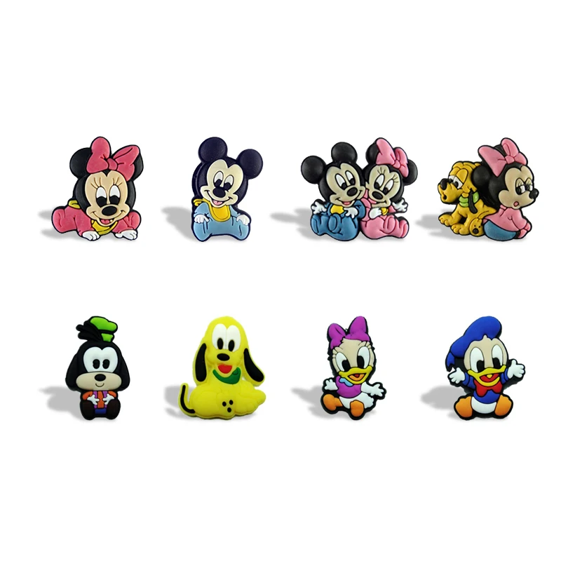 5004B mix18pcs 18 шт./лот магниты и сувениры на холодильник с изображением Микки Мауса, магниты на холодильник, милые магнитные наклейки с Минни, домашний декор, детский подарок на вечеринку - Цвет: 5004B mix18pcs