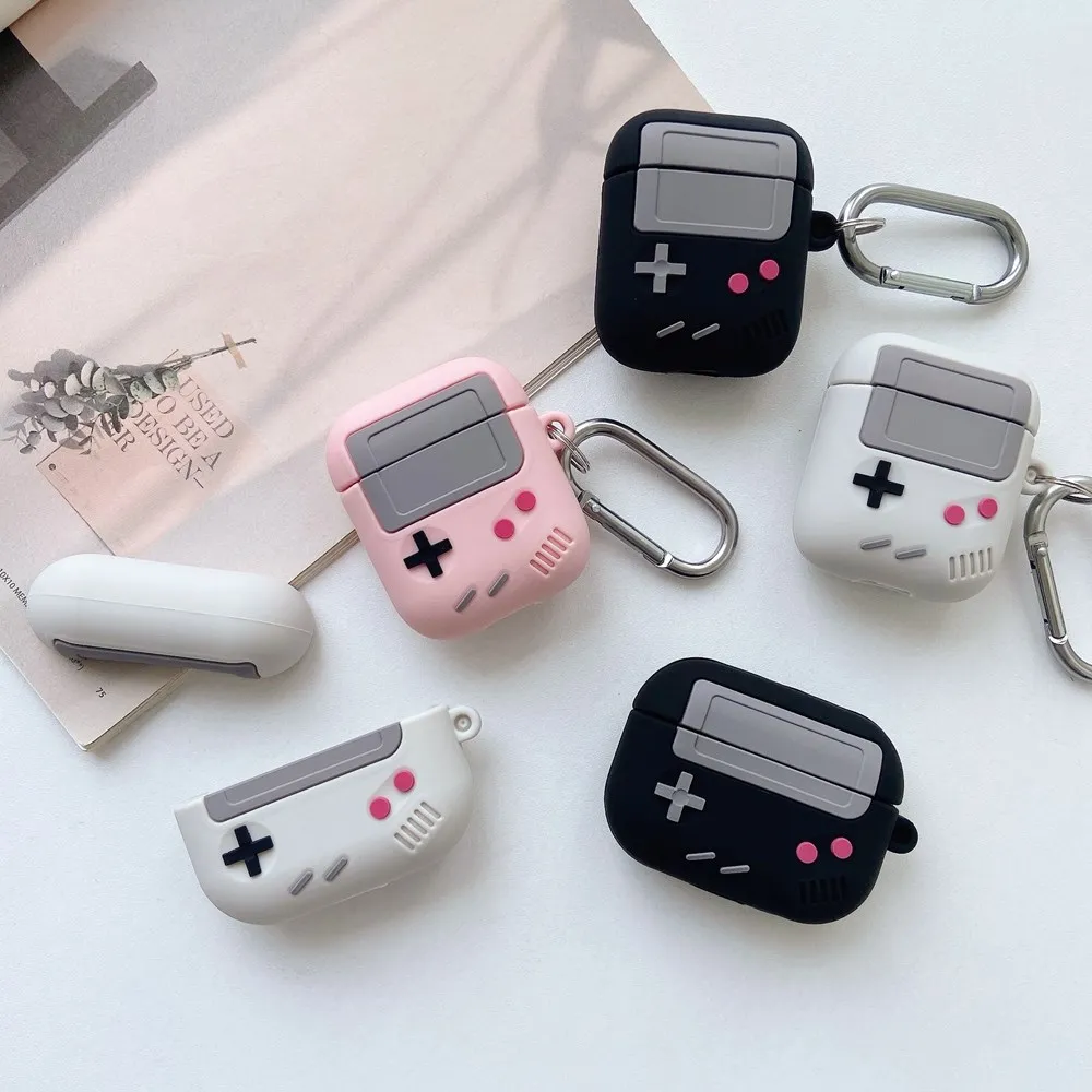 Retro Airpods Case Cover with Keychain