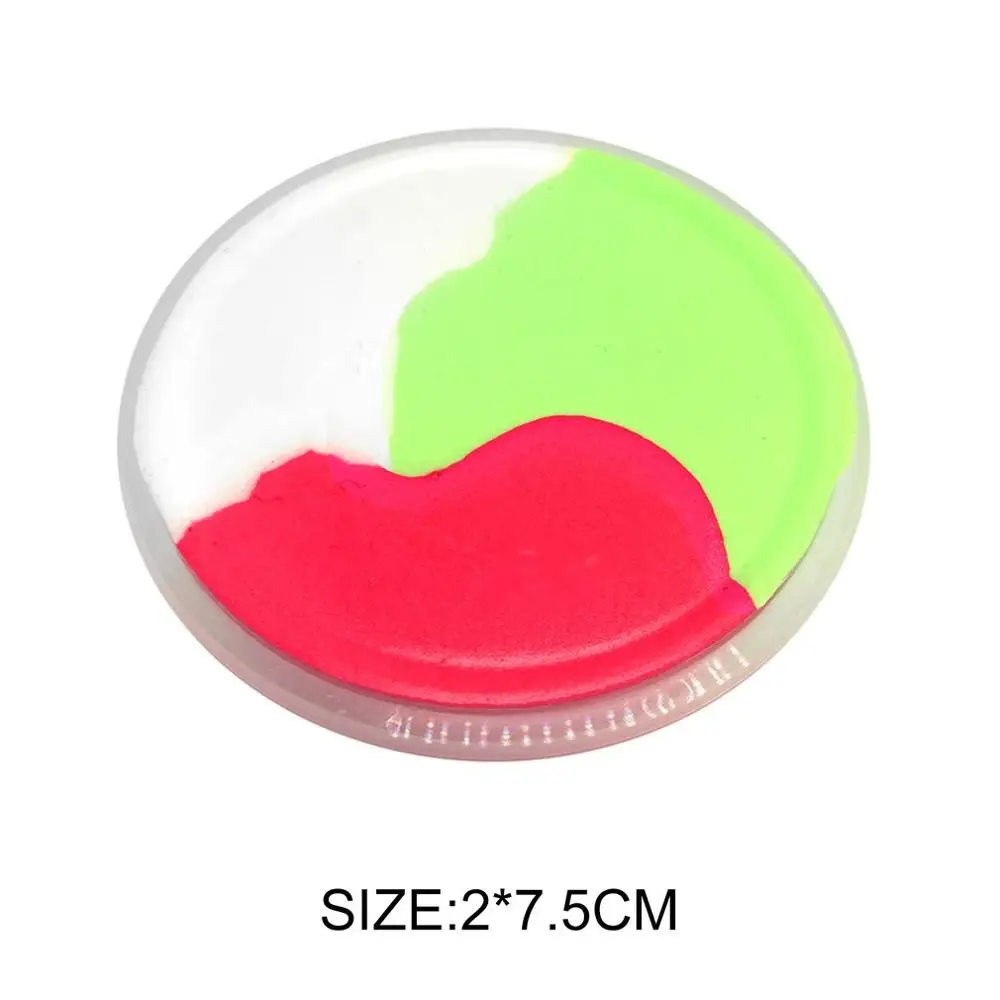 red-green-white 60 мл DIY пушистый поплавок слизи ароматизированный без буры декомпрессии детские игрушки снятие стресса осадка игрушка нетоксичный слизи для детей взрослых - Цвет: red-green-white