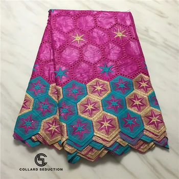 

african Bazin riche fabric with beads embroidery lace / bazin riche dress material Nigerian 2020 New arrival