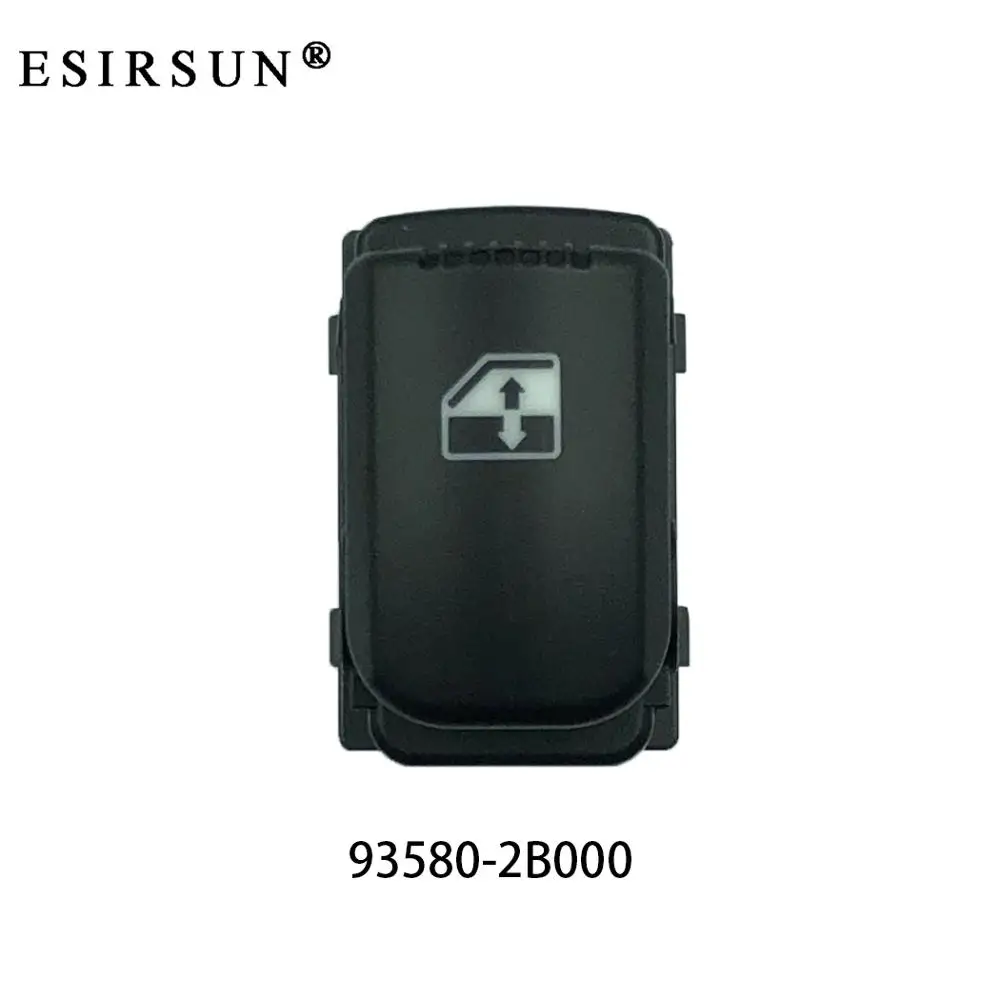 

Esirsun Window Front Right Rear Left Rear Right Single Glass Lifter Switch Fit For HYUNDAI SANTA FE 2007-2012, 93580-2B000