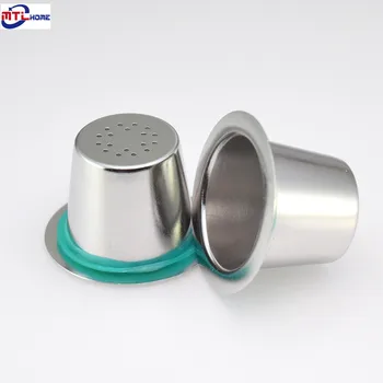 

Reusable Coffee Capsule Filter Cup Stainless Steel Metal Capsule for Nescafe Dolce Gusto Refillable Caps Spoon Brush Filter