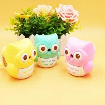 

1 Pcs Pencil Sharpener Semi-automatic Owl Design Pencil Sharpener for Kids Children