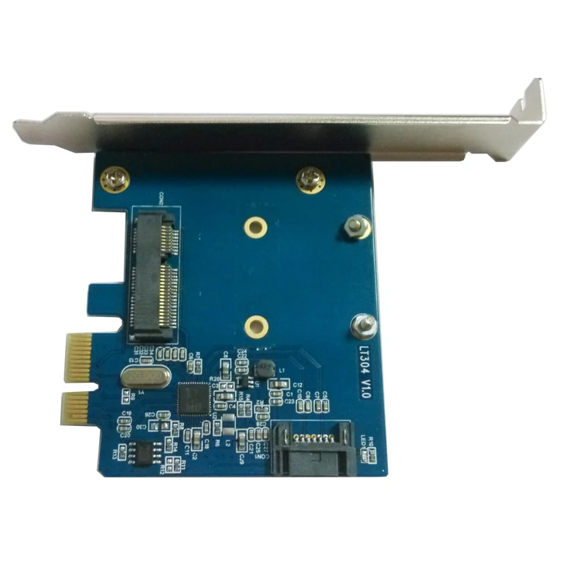 PCI-E PCIe для mSATA SSD и SATA 3,0 комбинированный расширитель адаптер карта 6 Гбит/с SATA3 PCI-E для SATAIII карта рейзер MSATA PCIE адаптер