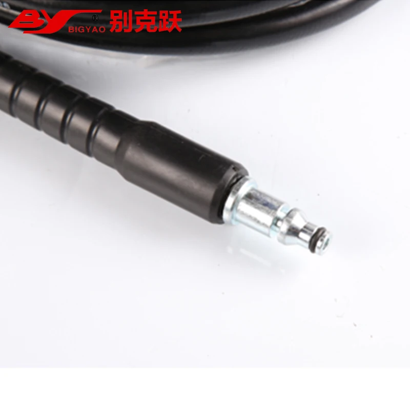 Bigyao Household pressure washer High pressure hose car washing machine outlet pipe fittings universal fitting 10 meters