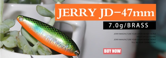 Jerry Perseus Winter Fishing Lure Spoon 7.5g Treble Hook Metal Fishing  Tackle Artificial Hard Bait For Bass Pike