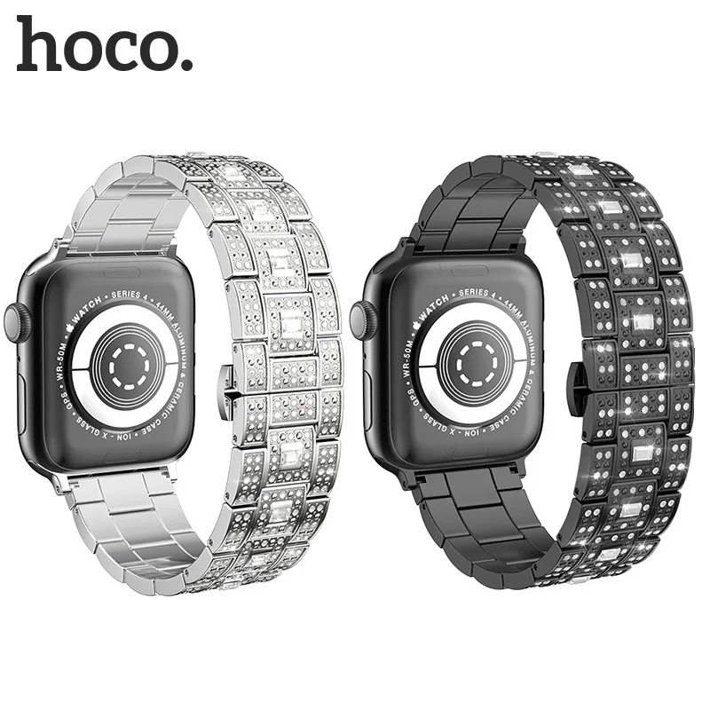 Браслет стальной для iwatch 4 band Аксессуары часов Apple Watch Series 5 3 2 1 22 мм 44 42 38 | Наручные