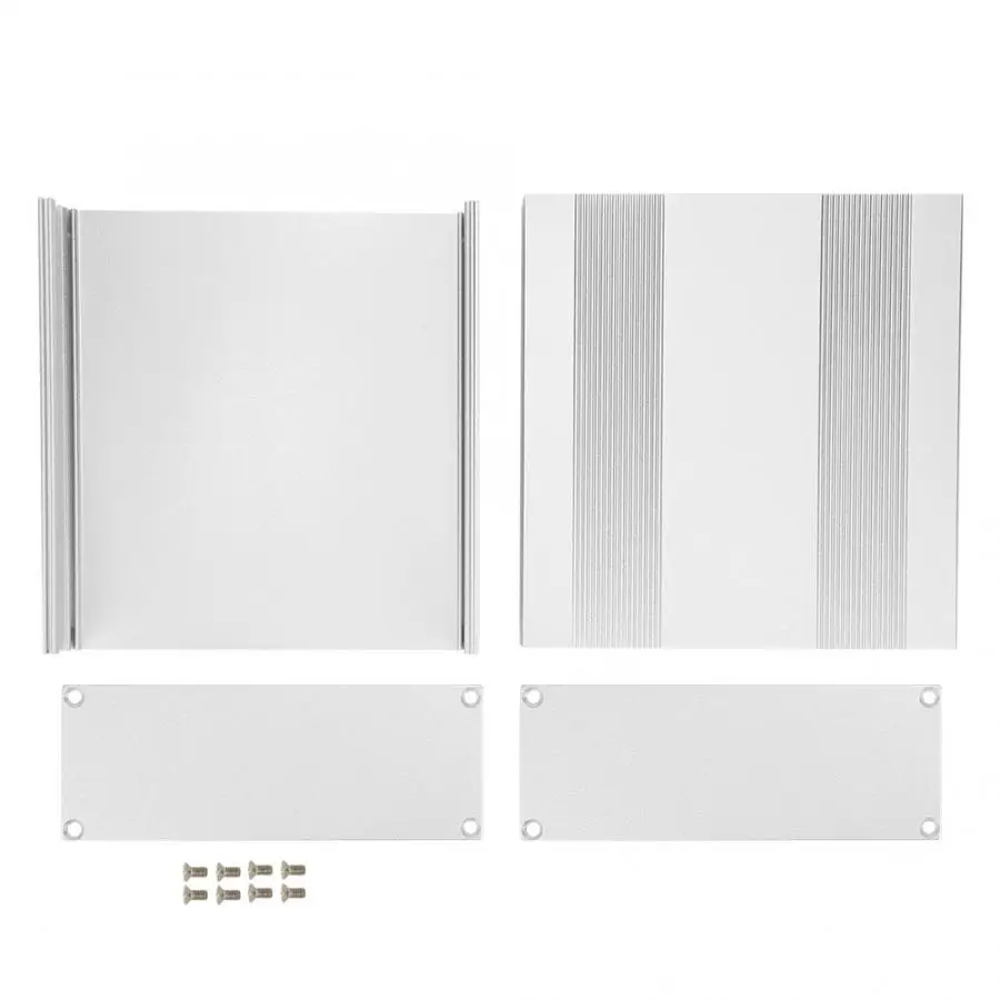 54x145x150 мм алюминиевая проектная коробка Матовый Серебряный сплит Тип DIY