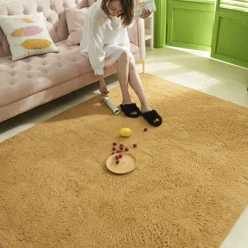 

Coral Velvet Carpet Solid Color Water Absorption Sofa Carpet Memory Foam For Bedroom Living Room Children rug Yoga Mats Large